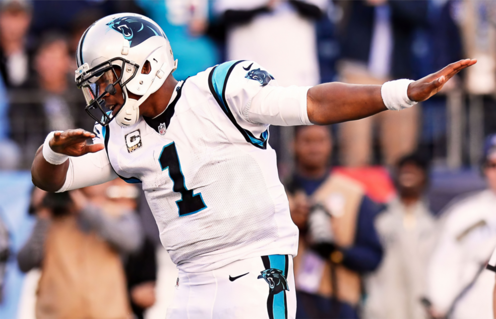 Arte della parete di vetro Cam Newton