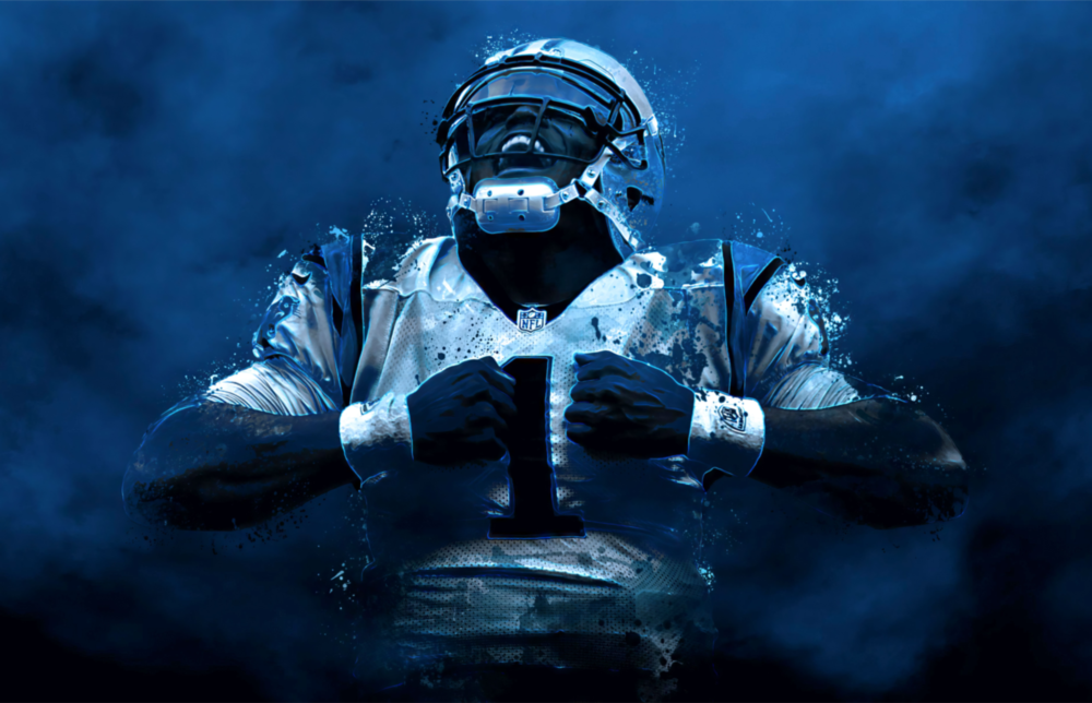 Luke Kuechly Glasbild