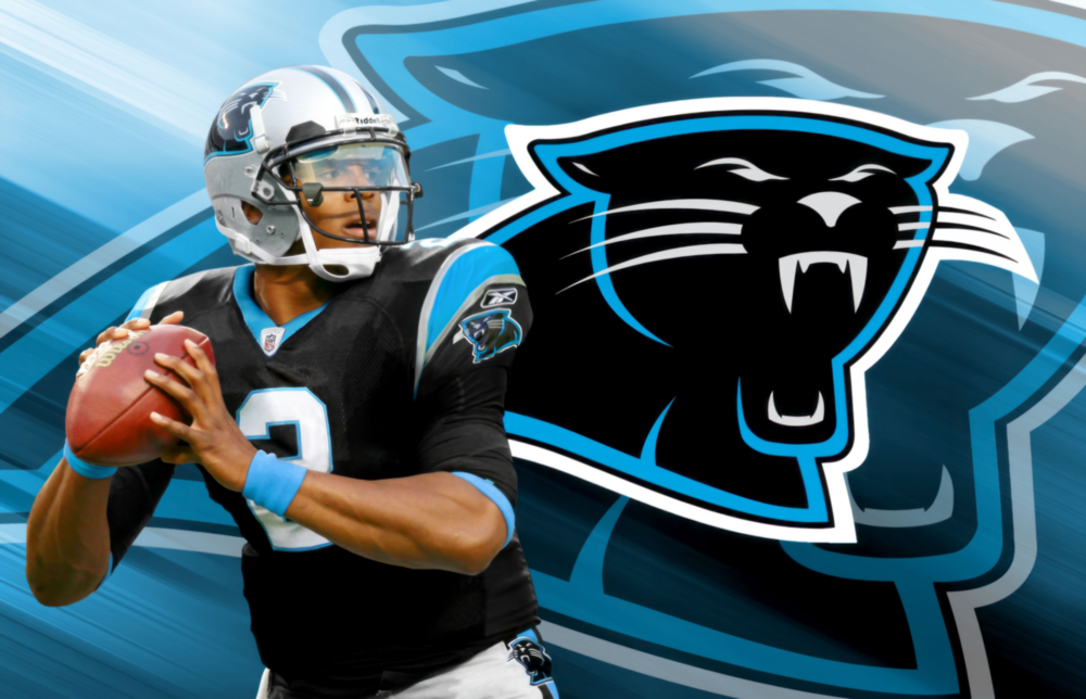 Carolina Panthers Glass Wall Art