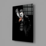 Arte da parete in vetro "Joker"