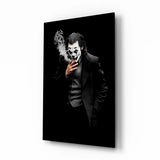 Arte da parete in vetro "Joker"