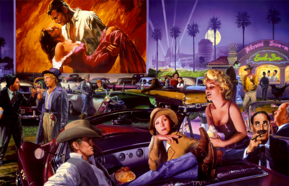 Arte della parete di vetro Marilyn Monroe