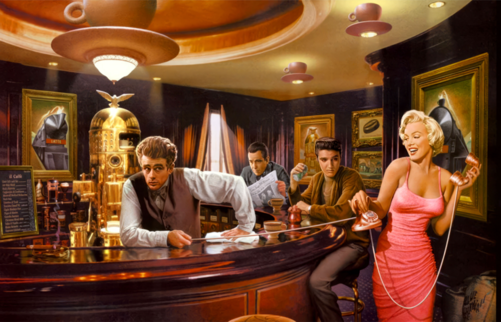 Marilyn in Pink - Elvis Humphrey Glass Wall Art