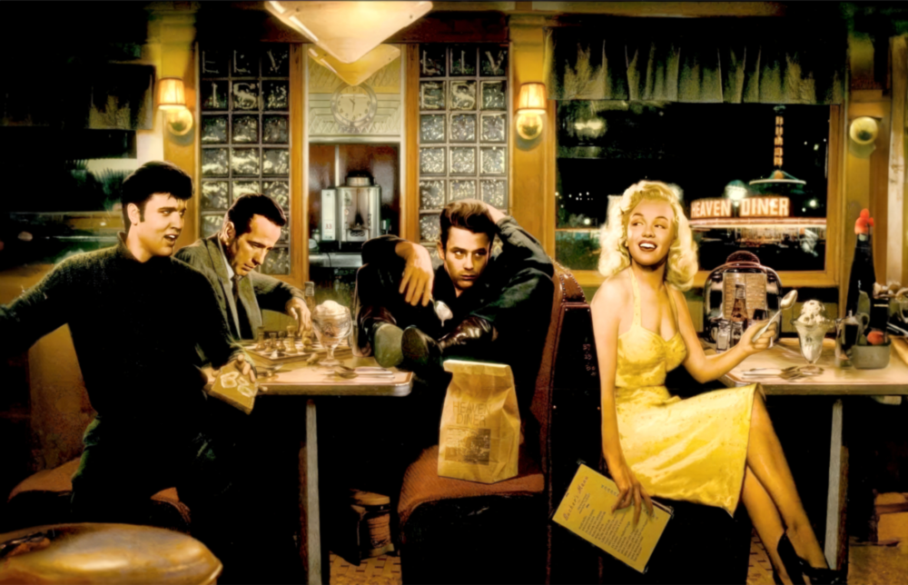 Marilyn Elvis Humphrey Glass Wall Art