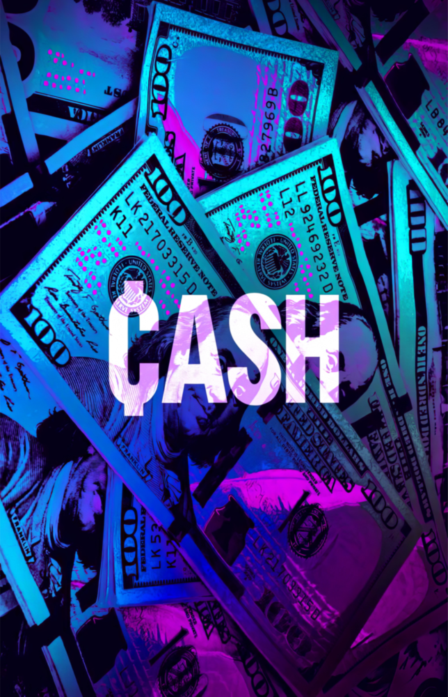 Arte della parete di vetro Contanti