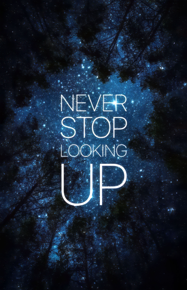 Arte della parete di vetro Mai smettere