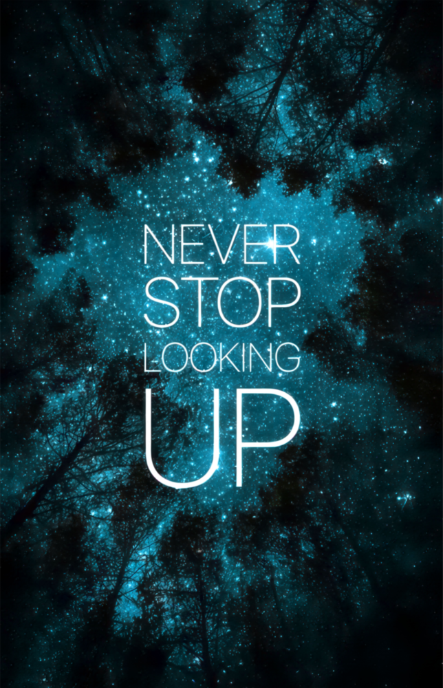 Arte della parete di vetro Mai smettere