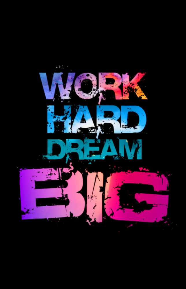 Arte della parete di vetro Sogna in grande