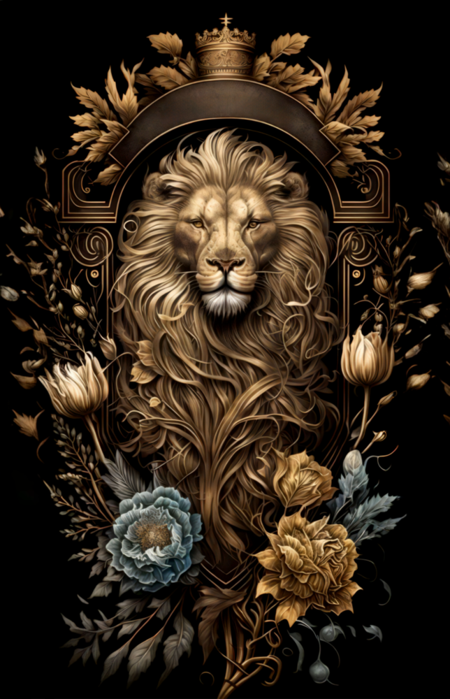 Lion King Glass Wall Art