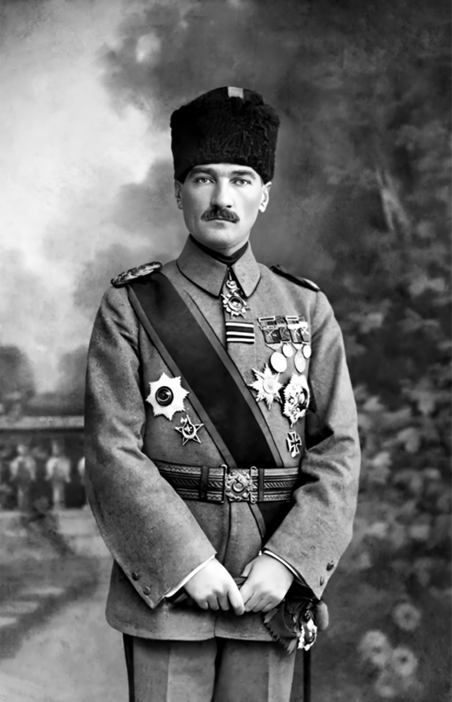 Ataturk  Glass Wall Art