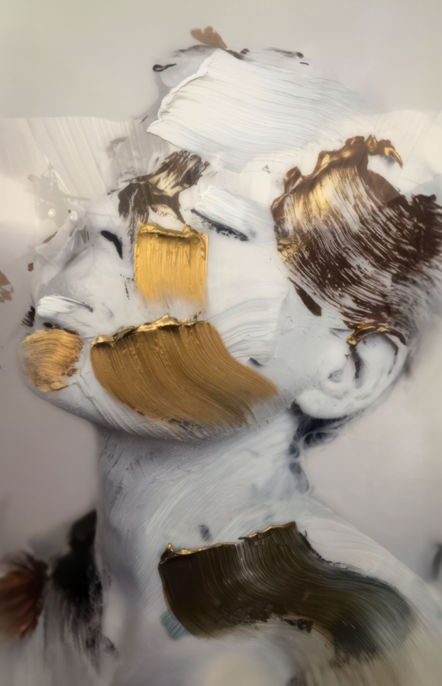 Brushed Face Glass Wall Art