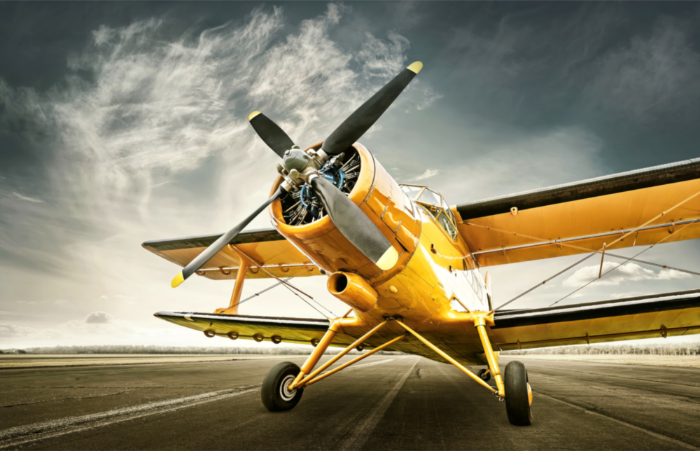 Aircraft Glass Wall Art