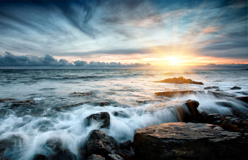 Sunset Glass Wall Art