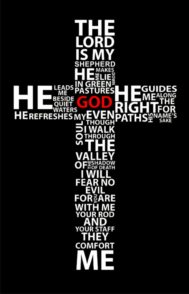 Cross Glass Wall Art