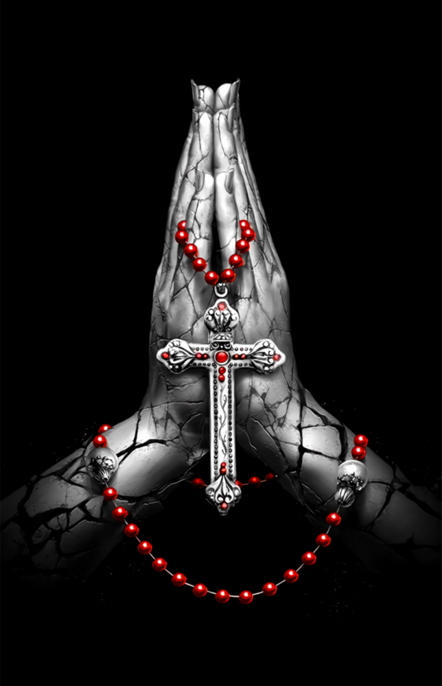 Cross Glass Wall Art