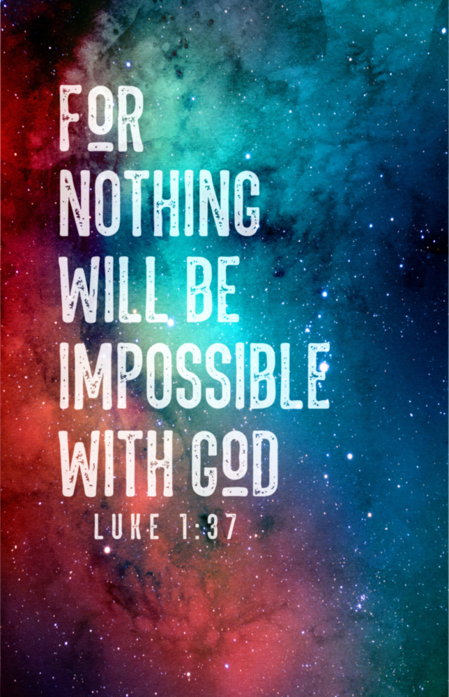 Nothing Impossible Glass Wall Art