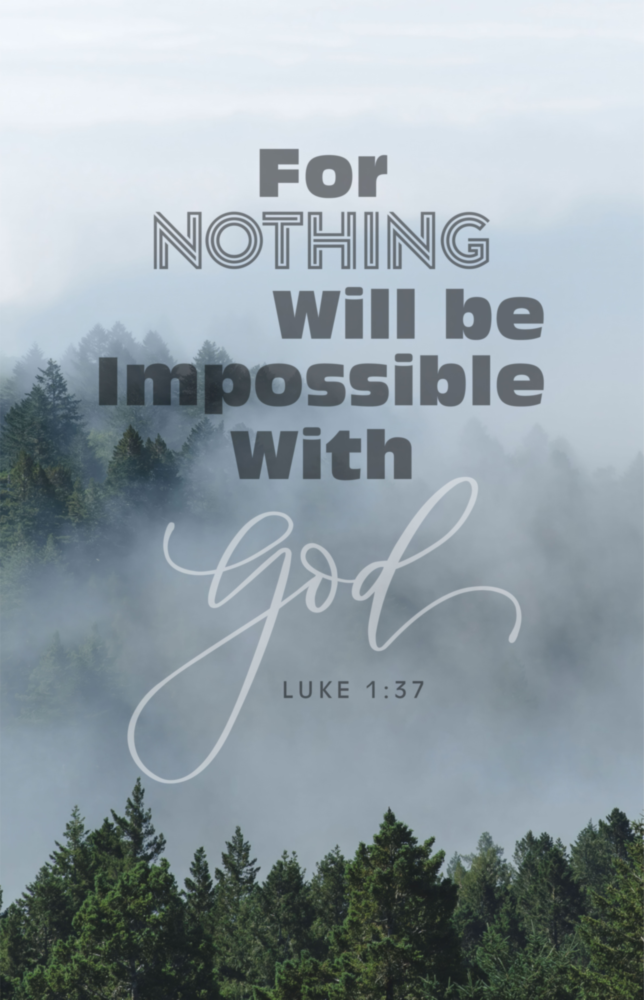 Nothing Impossible Glass Wall Art