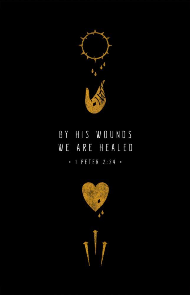 We are Healed Glass Wall Art