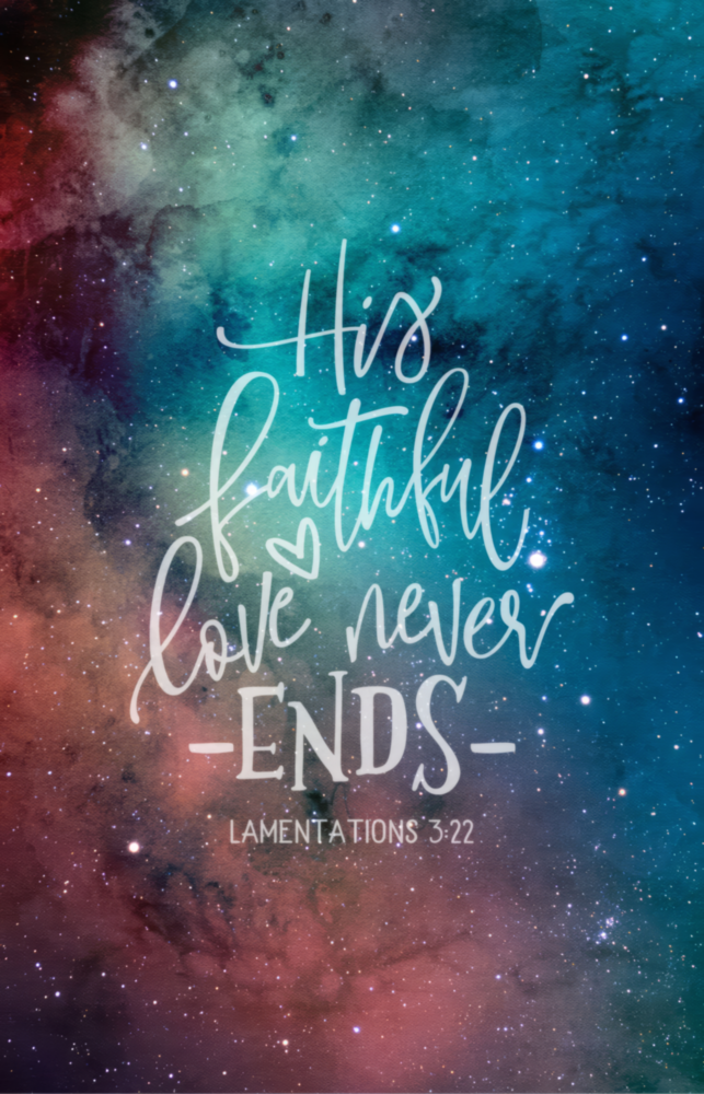 Faithful Love Glass Wall Art