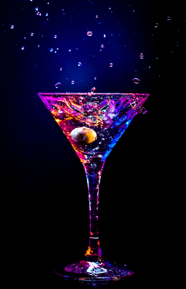 Coctail Glass Wall Art