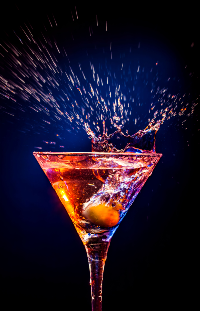 Coctail Glass Wall Art