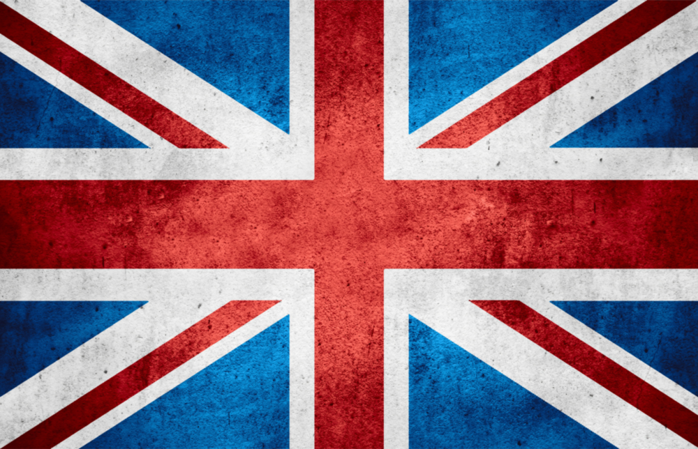 Flag of the United Kingdom Glass Wall Art