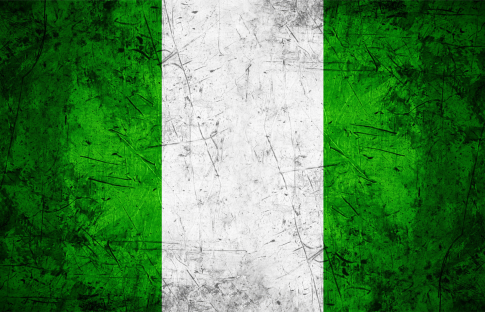 Flag of Nigeria Glass Wall Art