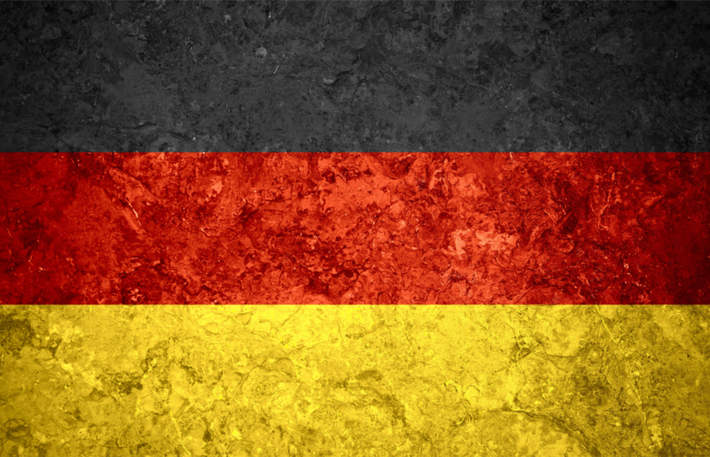 Flag of Germany Glass Wall Art