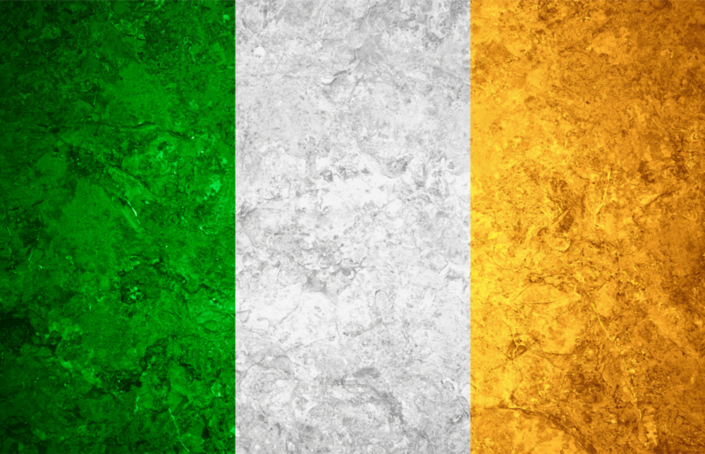 Flag of Ireland Glass Wall Art