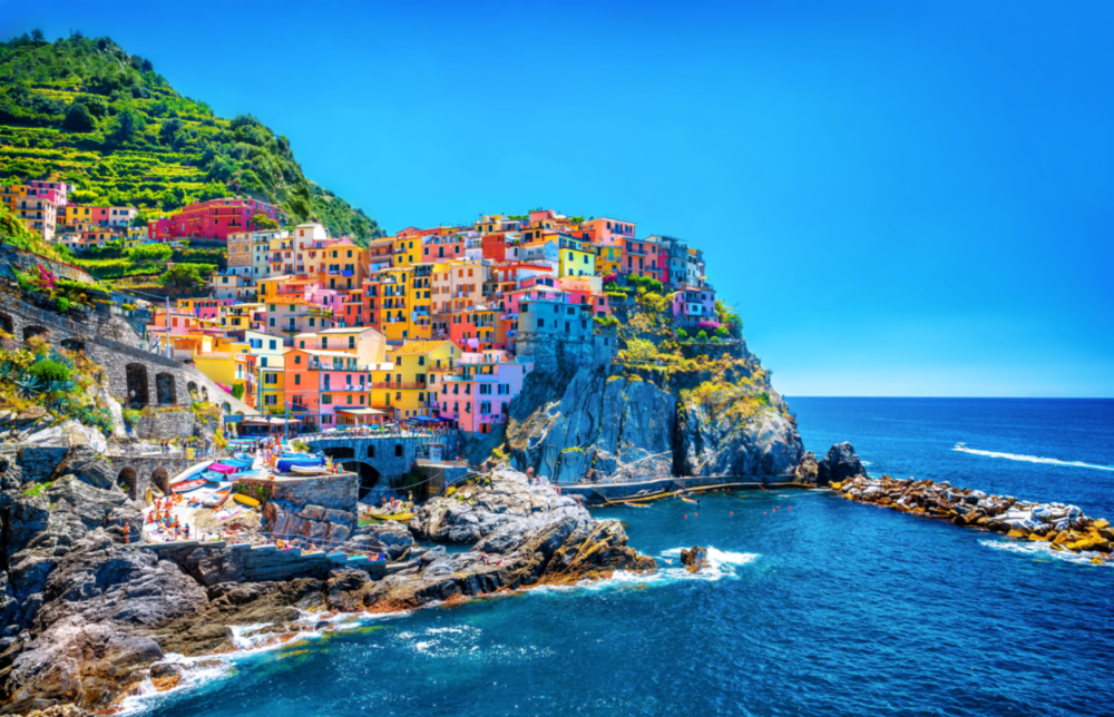 Manarola Glass Wall Art