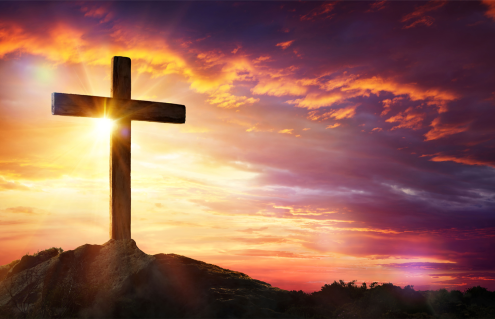 Cross Glass Wall Art