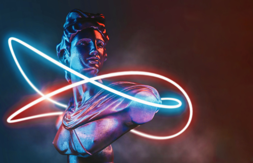 Abstract Art Glass Wall Art