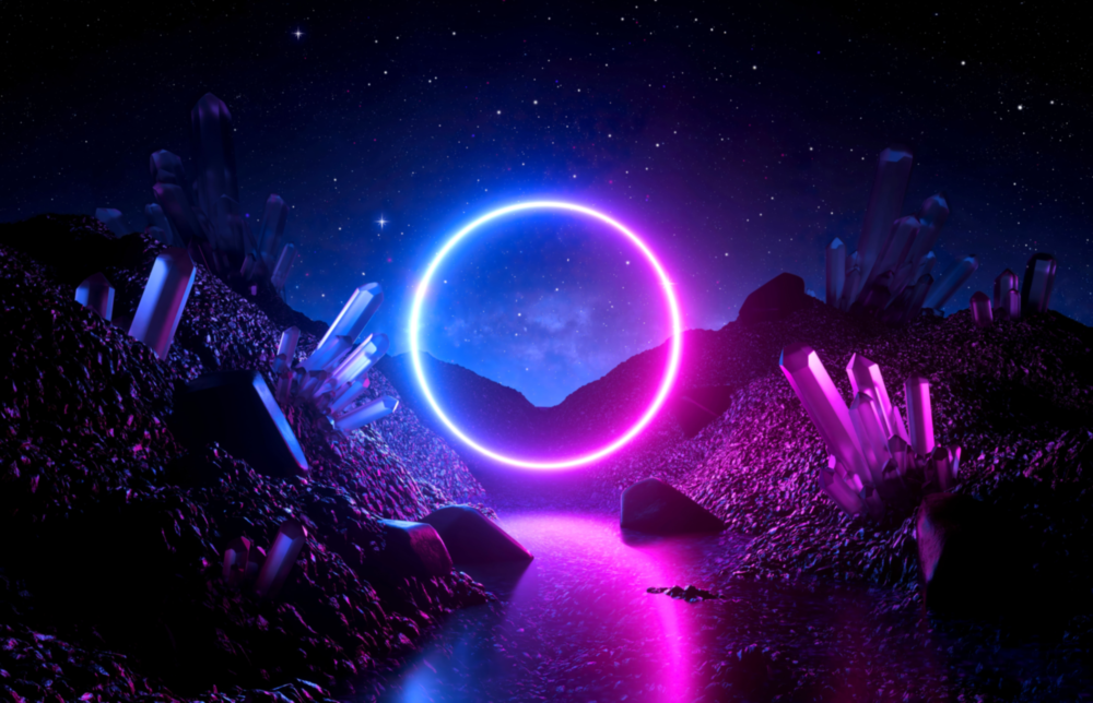 Abstract Art Glass Wall Art