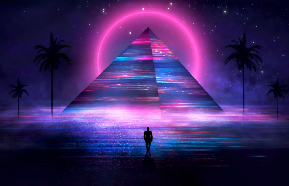 Abstract Art Glass Wall Art