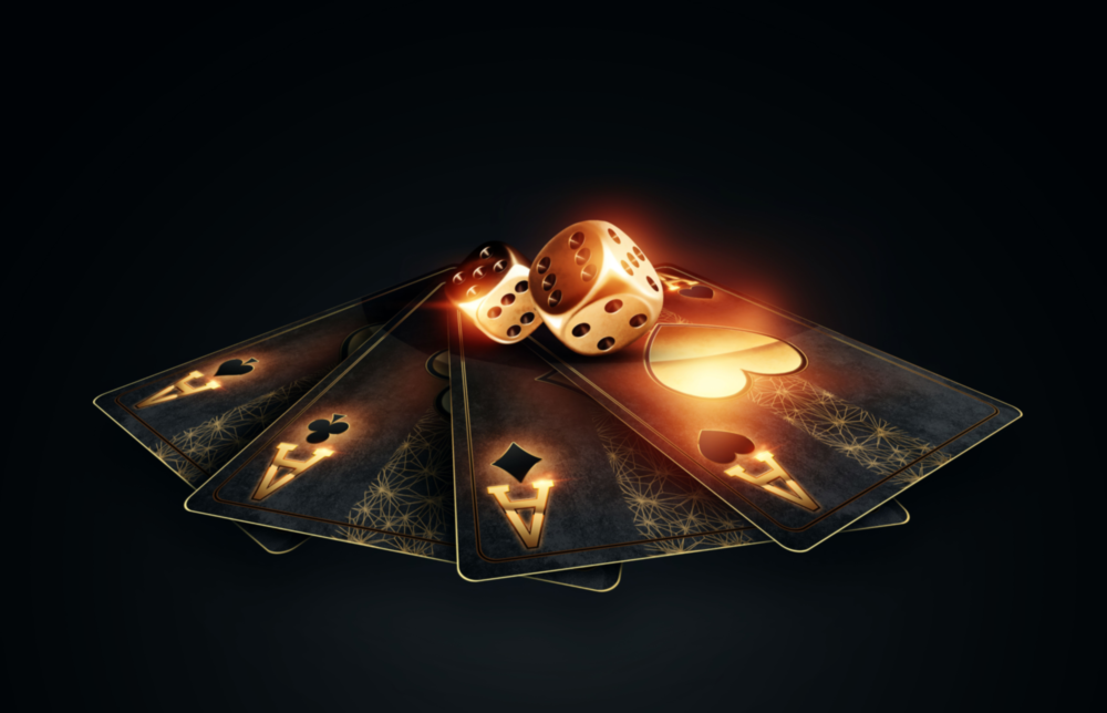 Gambler's Guns Glass Wall Art