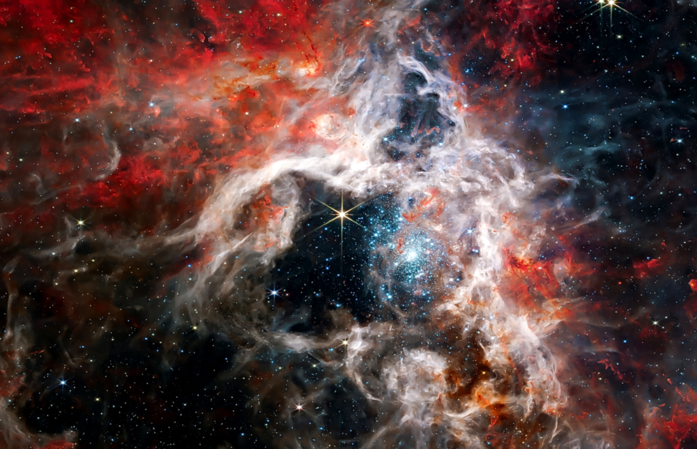 Space Glass Wall Art