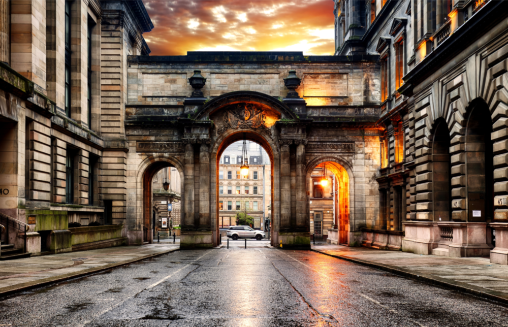 George Square Glass Wall Art