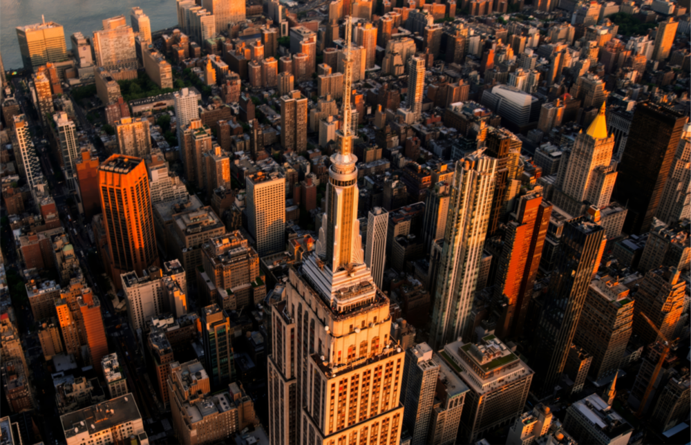 New York Glass Wall Art