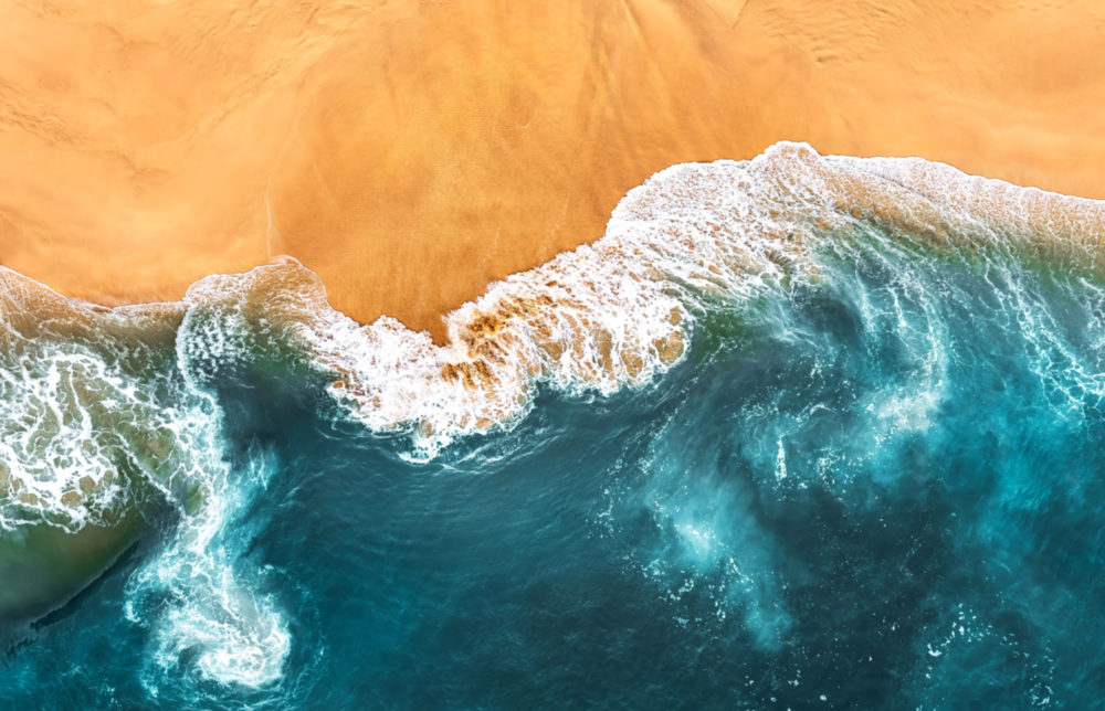 Waves Glass Wall Art