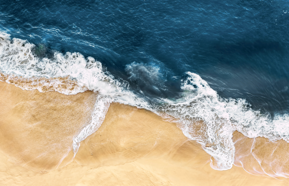 Waves Glass Wall Art