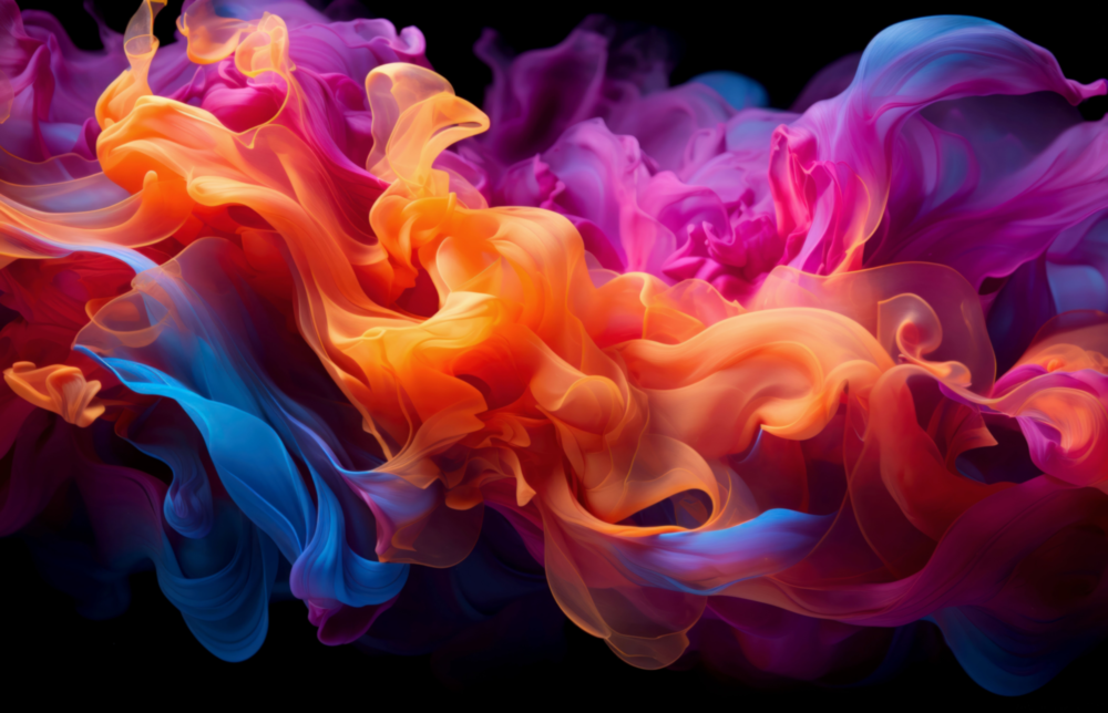 Abstract Art Glass Wall Art