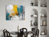 Elevate Your Space with Bold Abstract Glass Wall Art