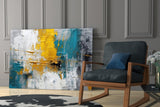 Elevate Your Space with Bold Abstract Glass Wall Art