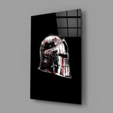Warrior's Helmet Glass Wall Art