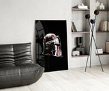 Warrior's Helmet Glass Wall Art