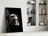 Warrior's Helmet Glass Wall Art