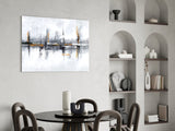 Elegant Abstract Glass Wall Art
