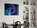 Cosmic Whirlpool Glass Wall Art