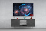 Galactic Nebula Glass Wall Art
