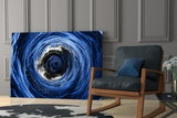 Whirlpool Ocean Swirl Glass Wall Art